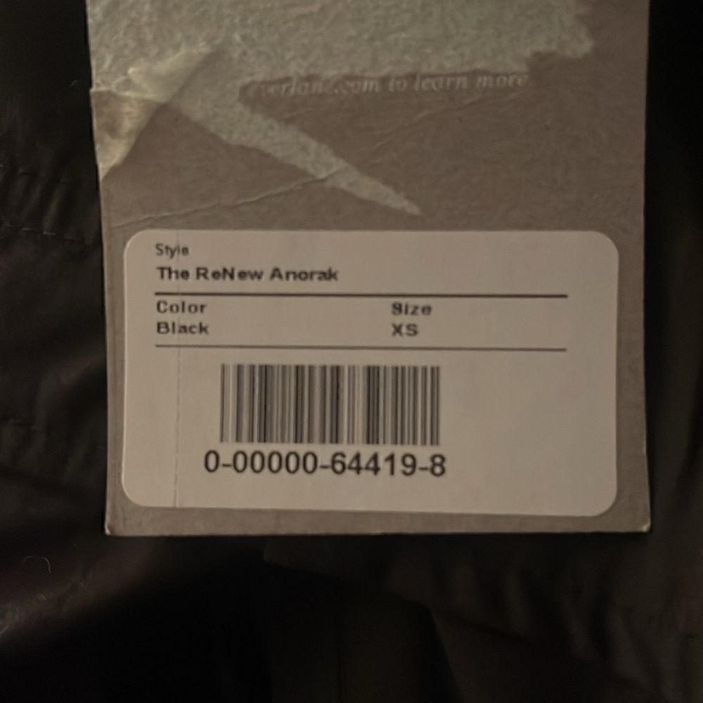 Everlane The ReNew Anorak Hooded Coat Size Extra Small - Picture 8 of 10